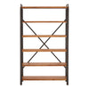 Rustic Wood & Metal Shelf