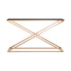 Luxury Gold Glass Console Table