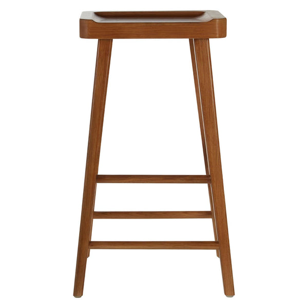 Rustic Oak Bar Stool