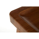 Rustic Oak Bar Stool