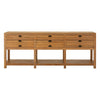 Indulgent Lyon Grey Oak Wood Sideboard - Luxe Storage Solution