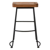 Rustic Metal Bar Seating