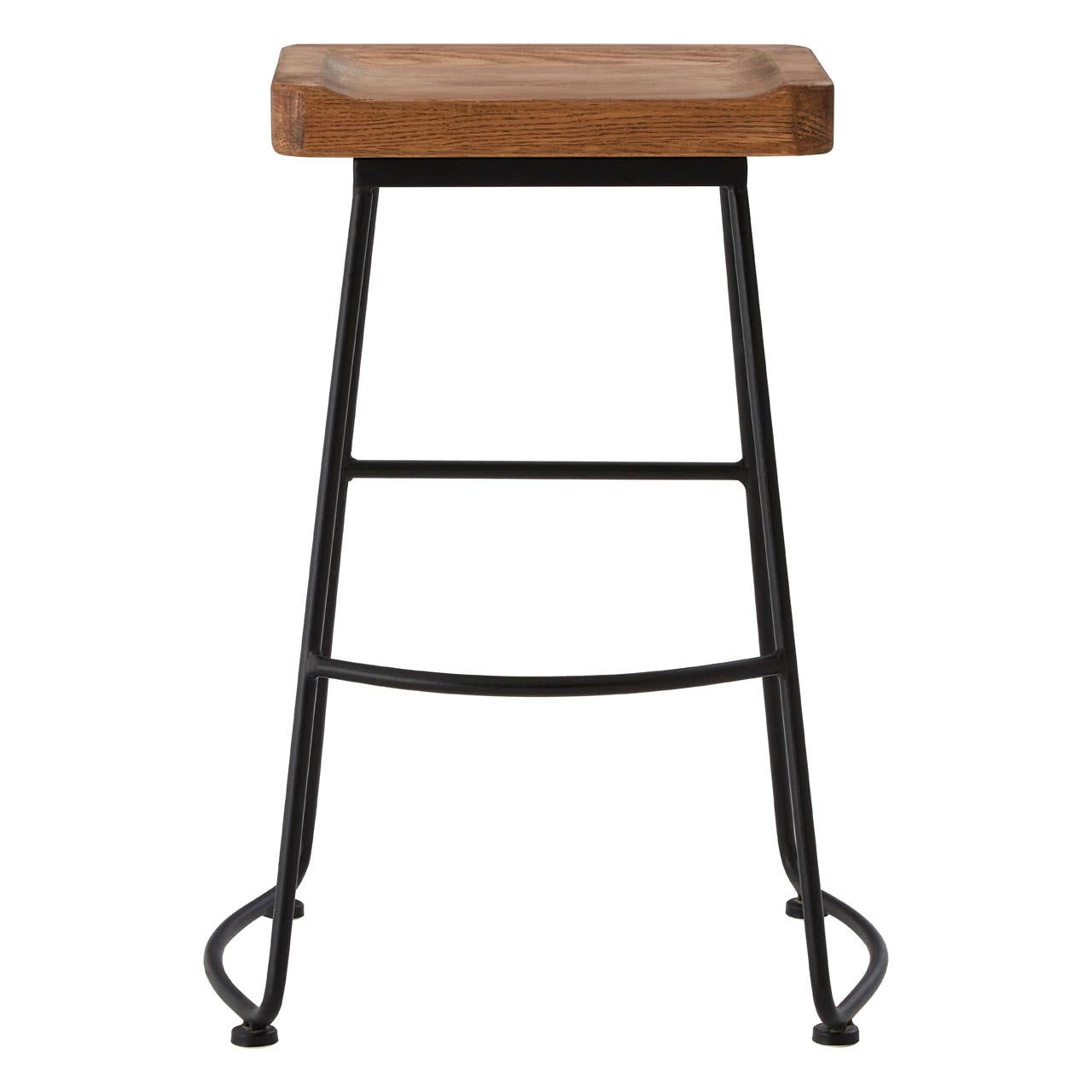 Rustic Metal Bar Seating