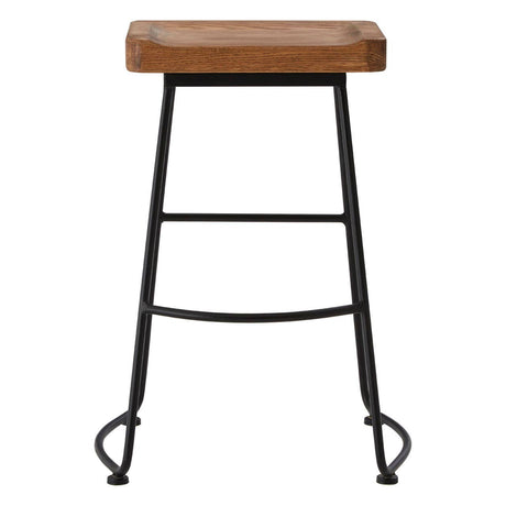 Rustic Metal Bar Seating