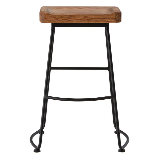 Rustic Metal Bar Seating