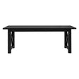 Oak Black Dining Table