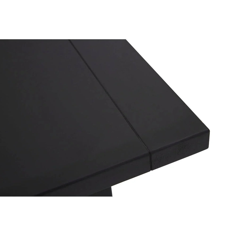 Oak Black Dining Table