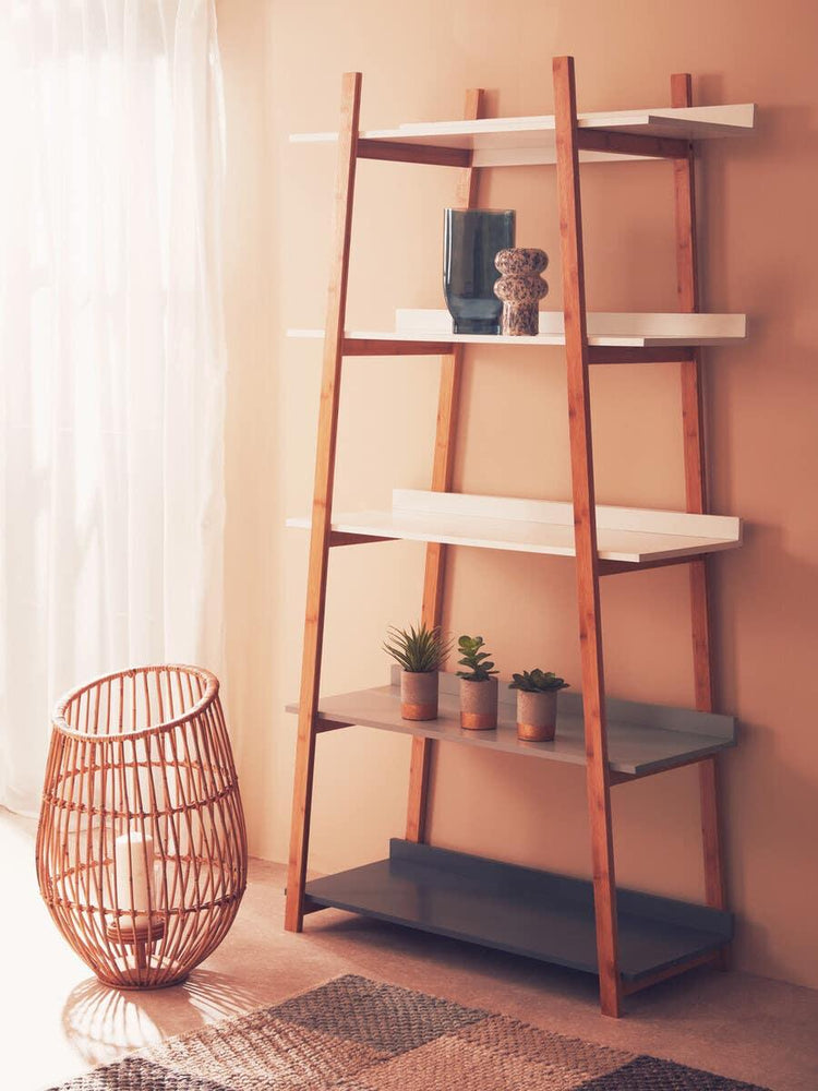 A-Frame Monochrome Shelf Unit