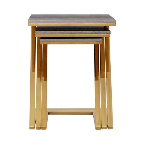 Luxe Snake Skin Nest Tables