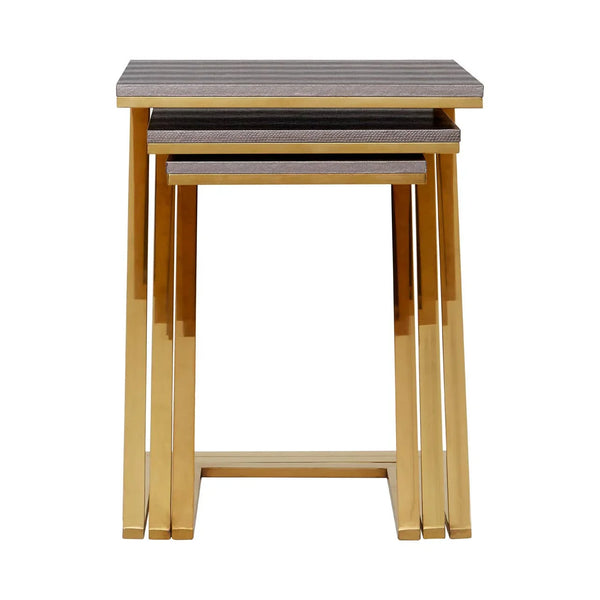 Luxe Snake Skin Nest Tables