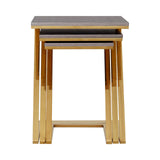 Luxe Snake Skin Nest Tables