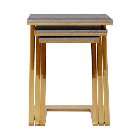 Luxe Snake Skin Nest Tables