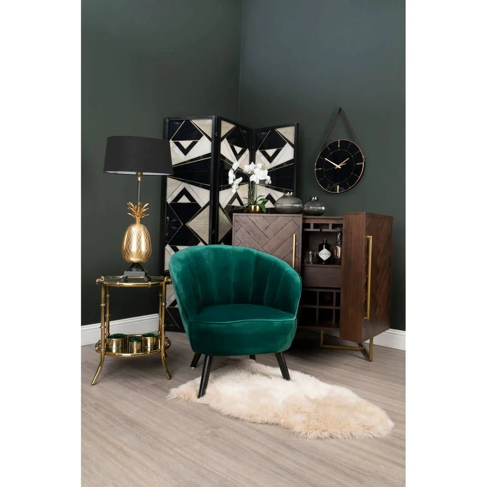 Luxe Herringbone Drinks Cabinet