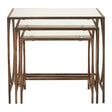 Geometric Glass Nesting Tables
