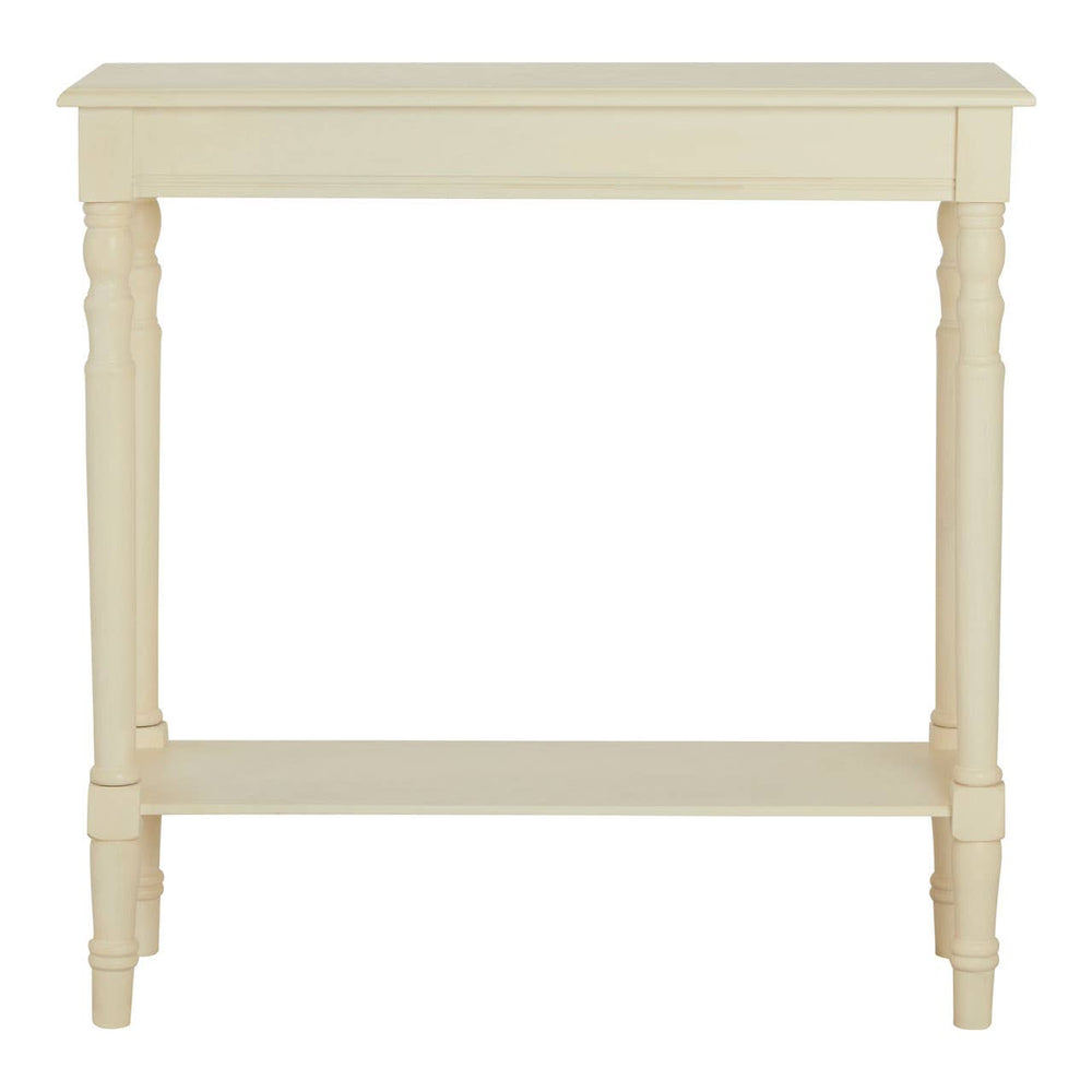 Antique White Wood Console Enhance