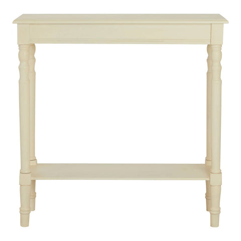 Antique White Wood Console Enhance