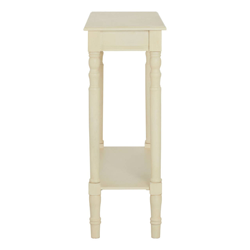 Antique White Wood Console Enhance