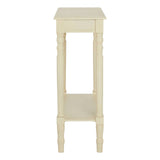 Antique White Wood Console Enhance