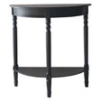 Half Moon Black Console Table