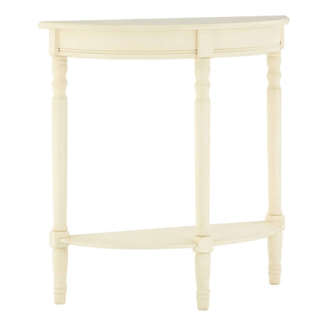 Elegant Pine Wood Console Table