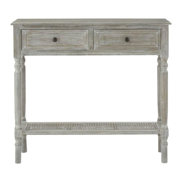 Rustic Grey Pine Console Table