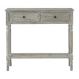 Rustic Grey Pine Console Table