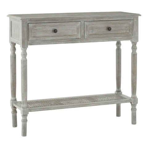 Rustic Grey Pine Console Table