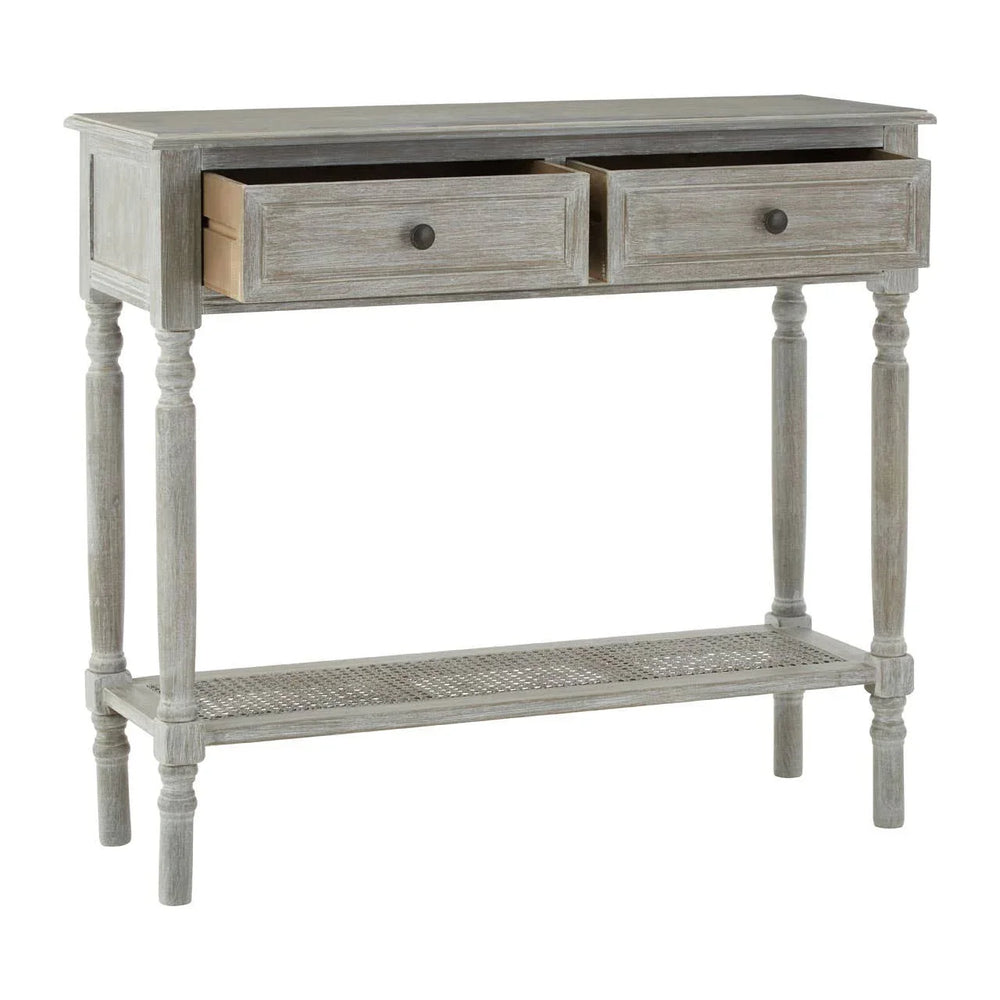 Rustic Grey Pine Console Table