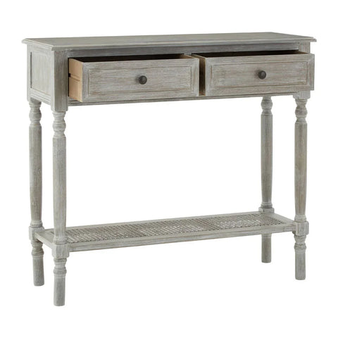 Rustic Grey Pine Console Table