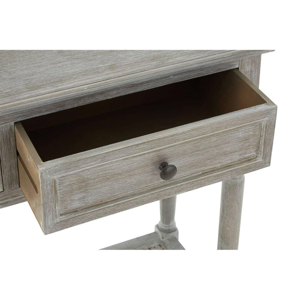 Rustic Grey Pine Console Table