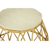 Geometric Marble Side Table