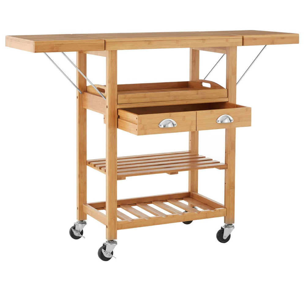 Bamboo Kitchen Trolley
