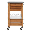 Mobile Bamboo Kitchen Trolley
