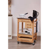 Mobile Bamboo Kitchen Trolley