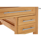 Mobile Bamboo Kitchen Trolley