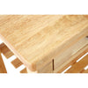 Portable Wood Kitchen Trolley