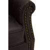 Luxe Brown Leather Armchair