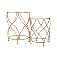 Gilded Mirrored Side Tables