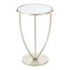 Mirrored Silver Side Table