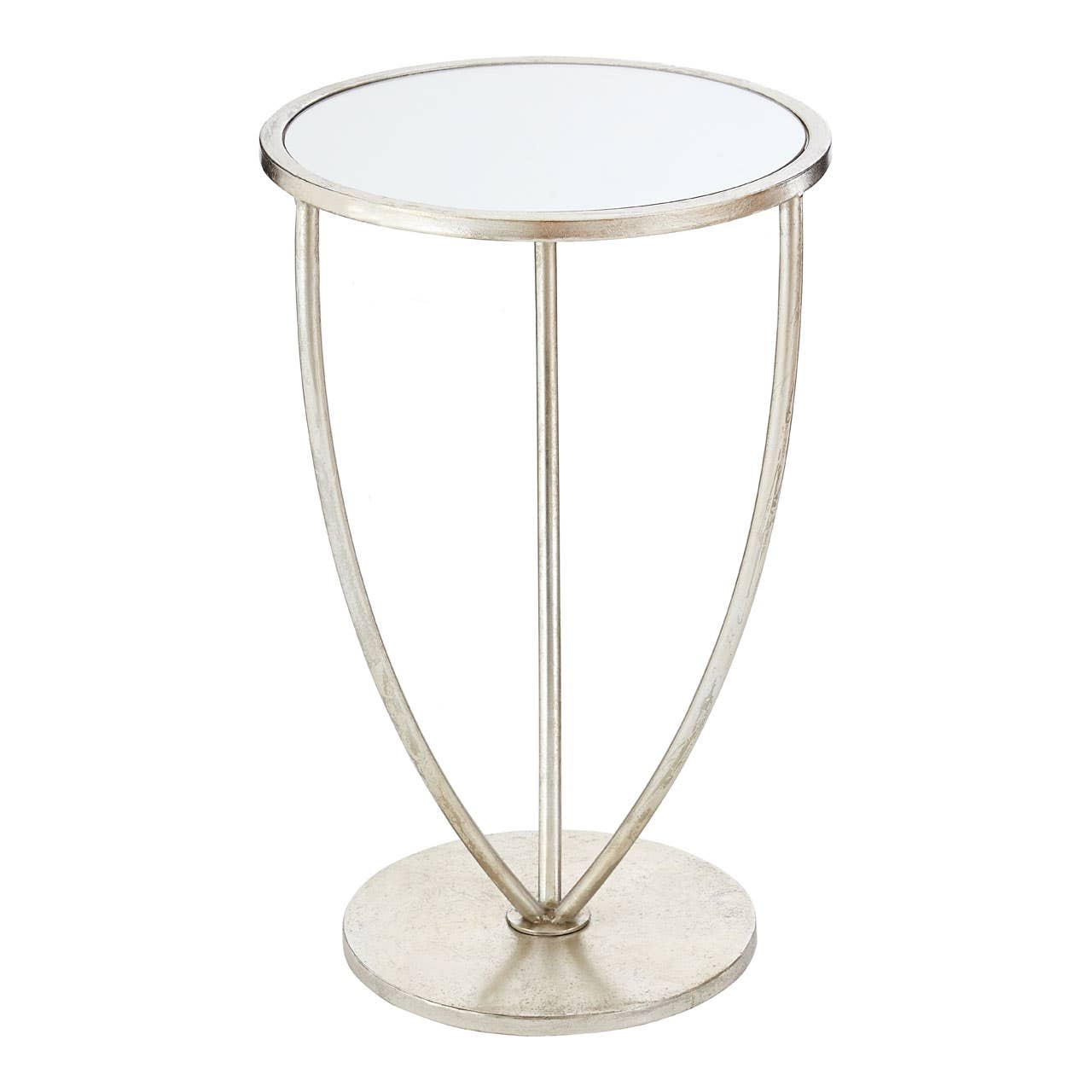 Mirrored Silver Side Table