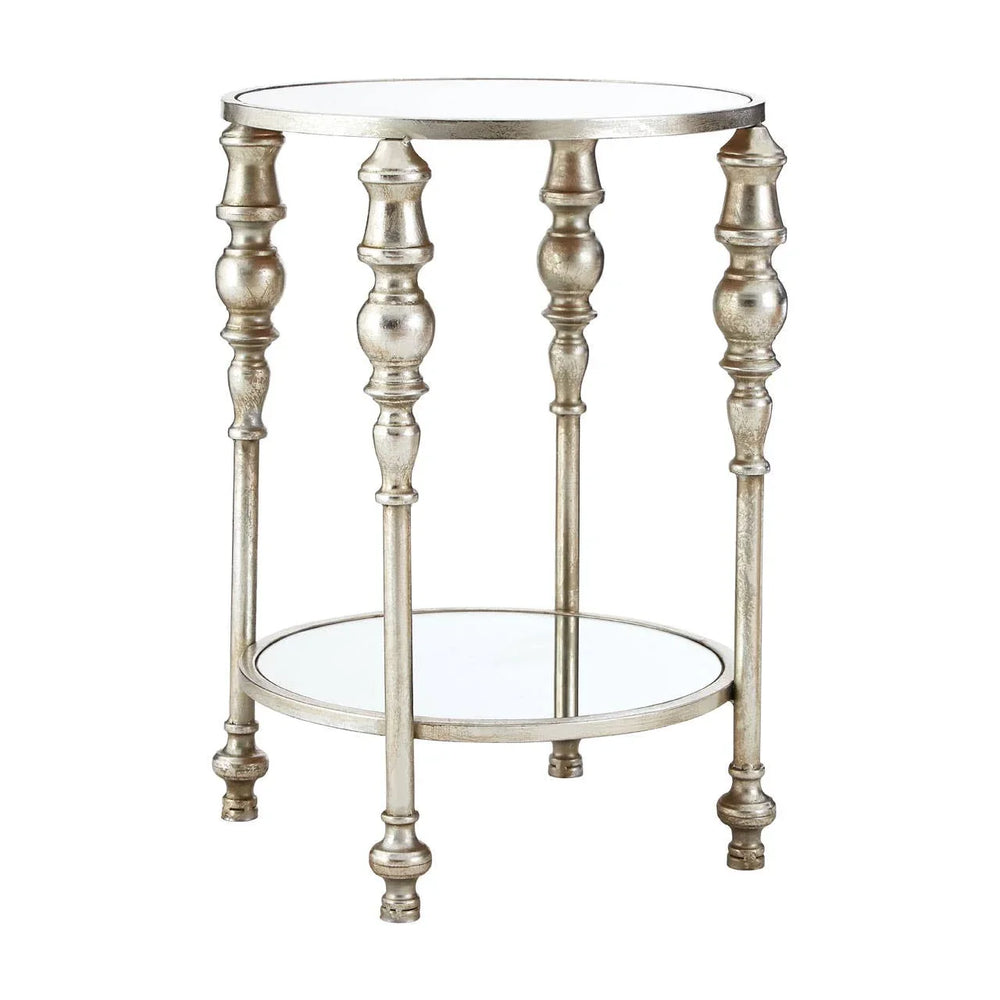 Opulent Silver Side Table
