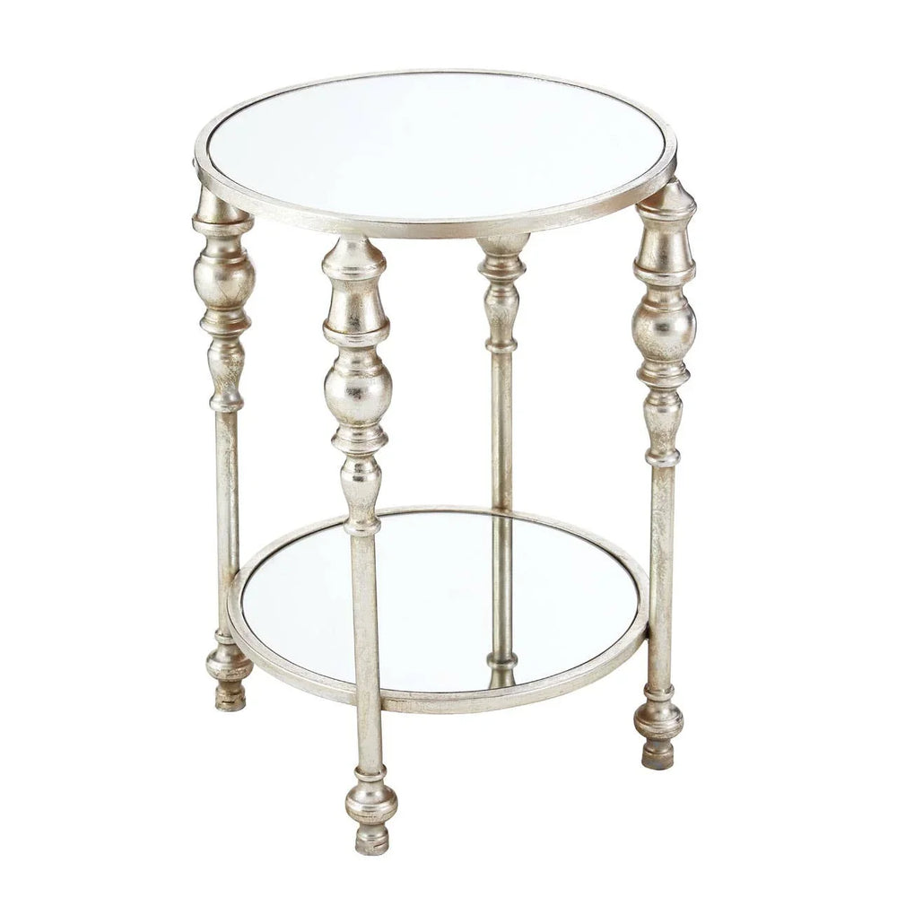 Opulent Silver Side Table