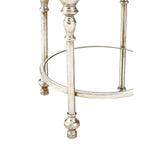 Opulent Silver Side Table