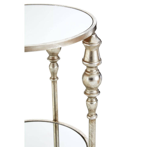Opulent Silver Side Table