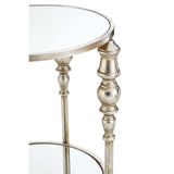 Opulent Silver Side Table