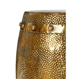Golden Grey Drum Stool Set
