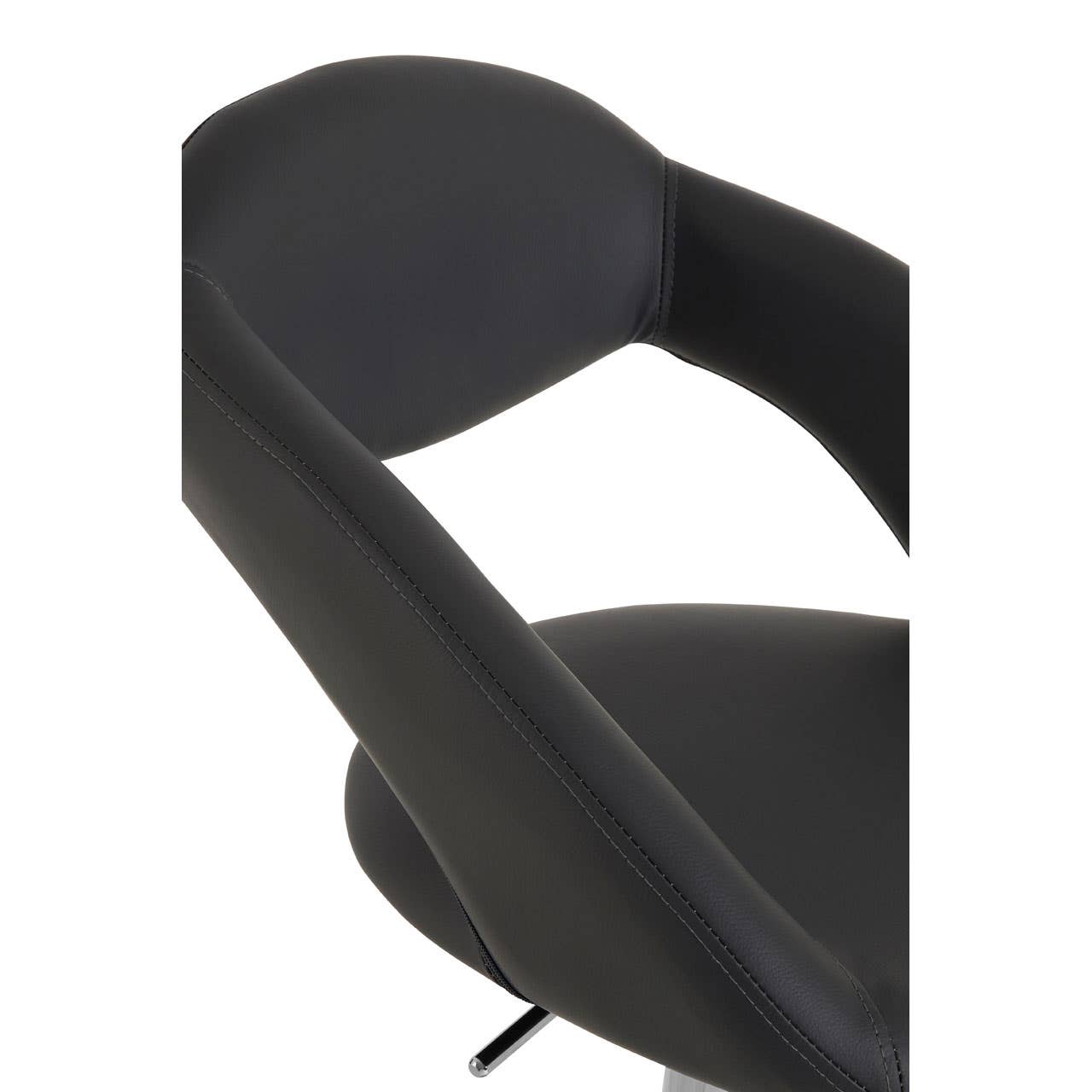 Luxe Chrome Bar Chair
