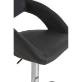 Luxe Chrome Bar Chair