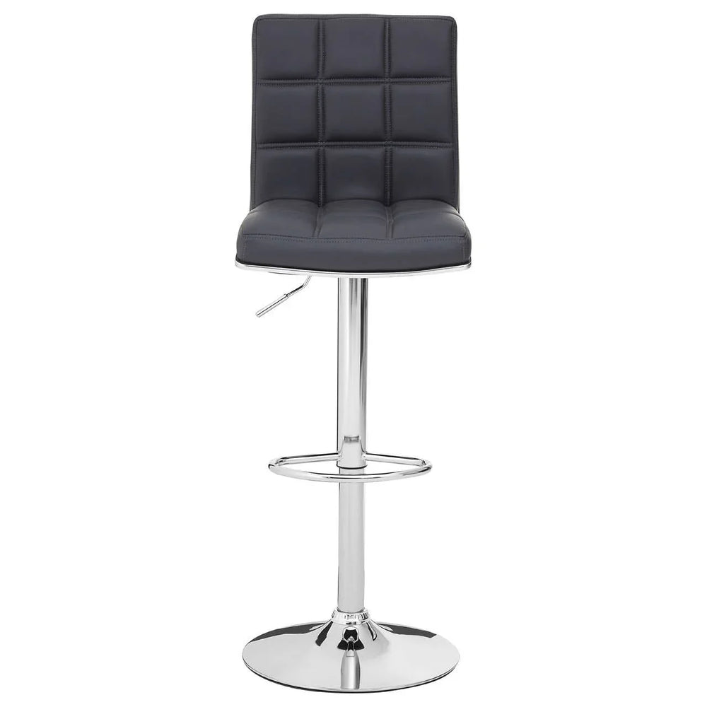 Sleek Grey Bar Chair