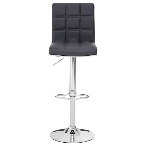 Sleek Grey Bar Chair